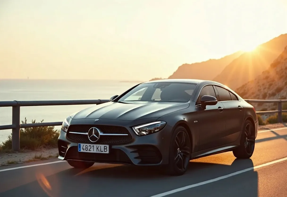 Premium car on a Costa Blanca coastal road at morning light — Stress-Free ITV